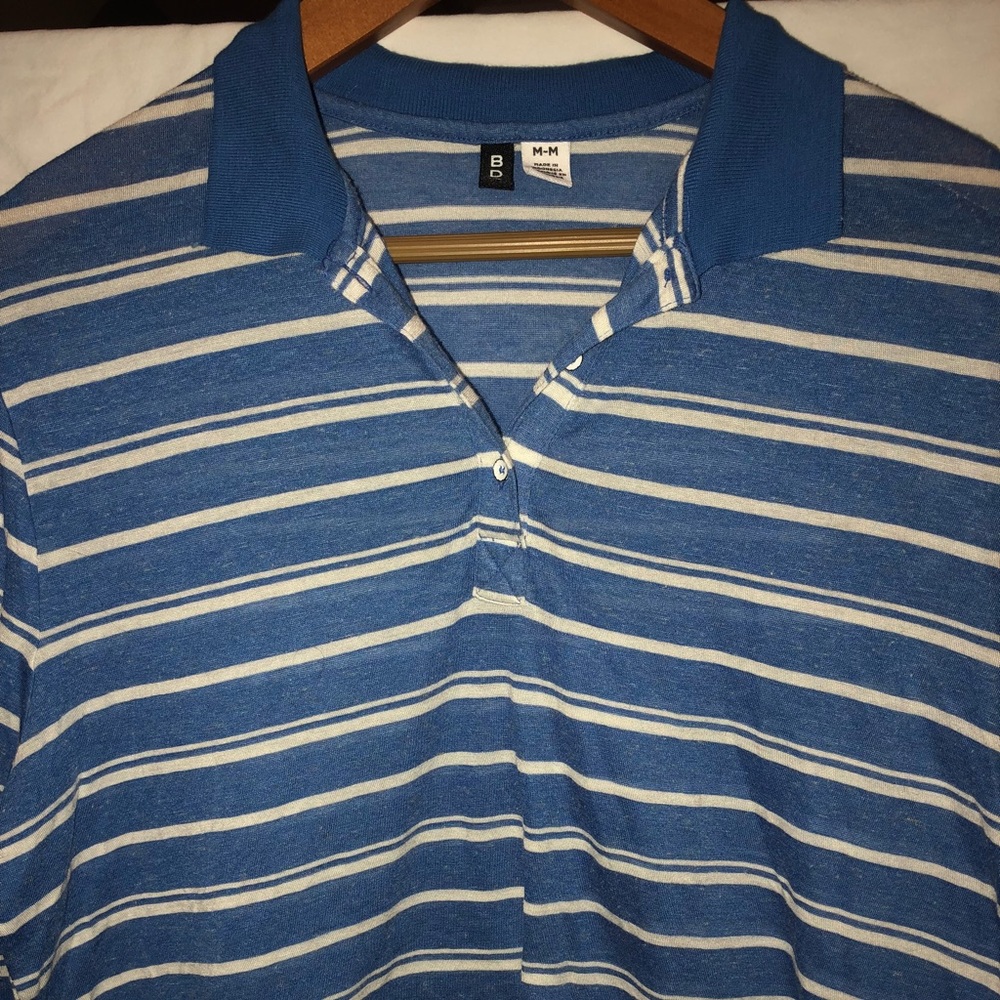 BDG Cropped Striped Polo
